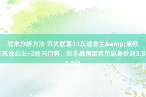 战术分析方法 五大联赛11东说念主&旅欧21东说念主+2国内门将，日本战国足名单总身价超2.8亿