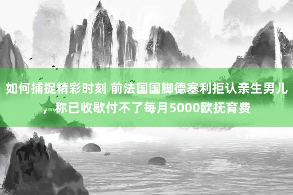 如何捕捉精彩时刻 前法国国脚德塞利拒认亲生男儿，称已收歇付不了每月5000欧抚育费